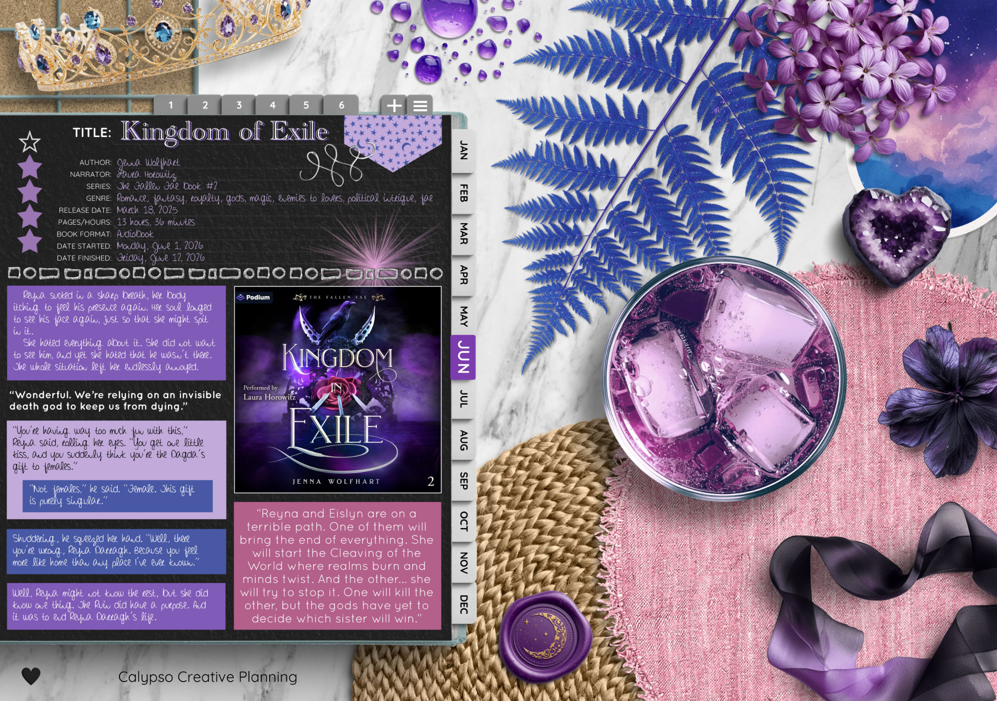 Kingdom of Exile (Audiobook) by Jenna Wolfhart - Image 2